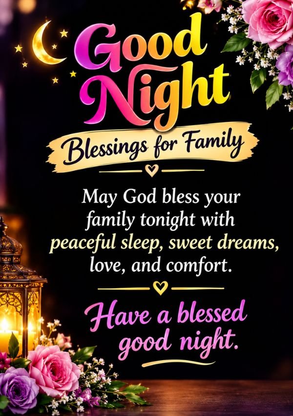 good night family and friend